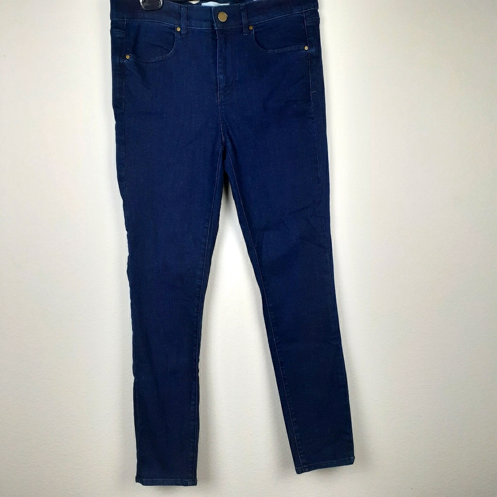 NWT Loft Jeans Size 6 28 Skinny Classic Dark Wash